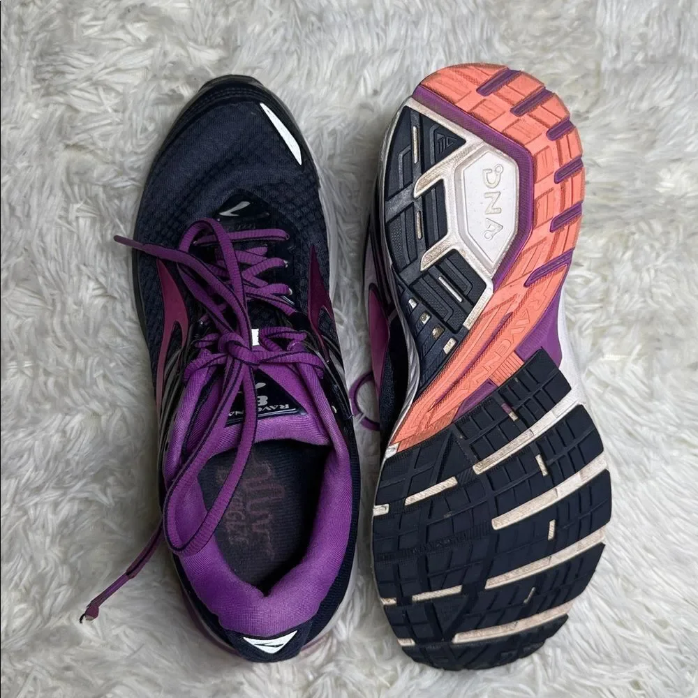 Brooks Women's Ravenna 8 Running Shoes - Purple and Blue - Picture 4 of 5